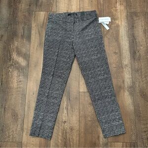 Amanda & Chelsea Black and White Dress Pants Slim Fit